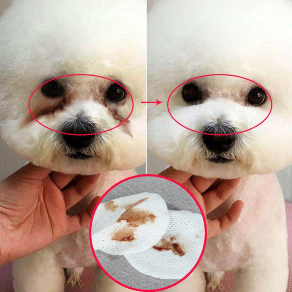 Radiantpaws Tear Stain Eliminator: Pet Eye Grooming Wipes For Dogs And Cats