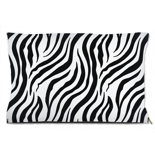 Zebra Print Dog Bed