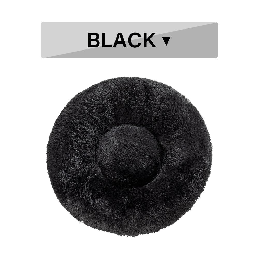 The Snugglepaws Plush Donut Pet Bed: Luxuriously Cozy Haven For Dogs And Cats