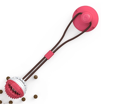 Interactive Suction Cup Pet Toy: Engage And Entertain Your Furry Friend!