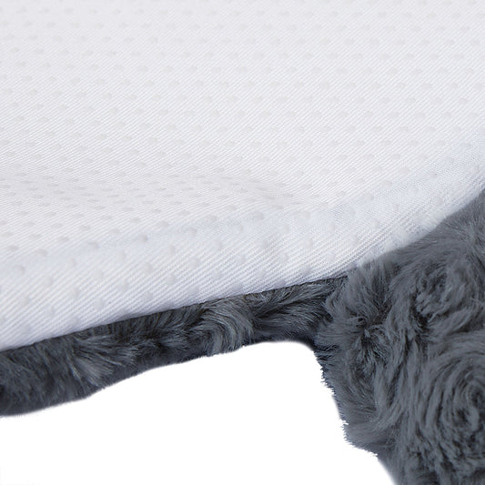 NNEIDS PaWz Pet Bed Cat Calming Beds Dog Squeaky L Charcoal Large